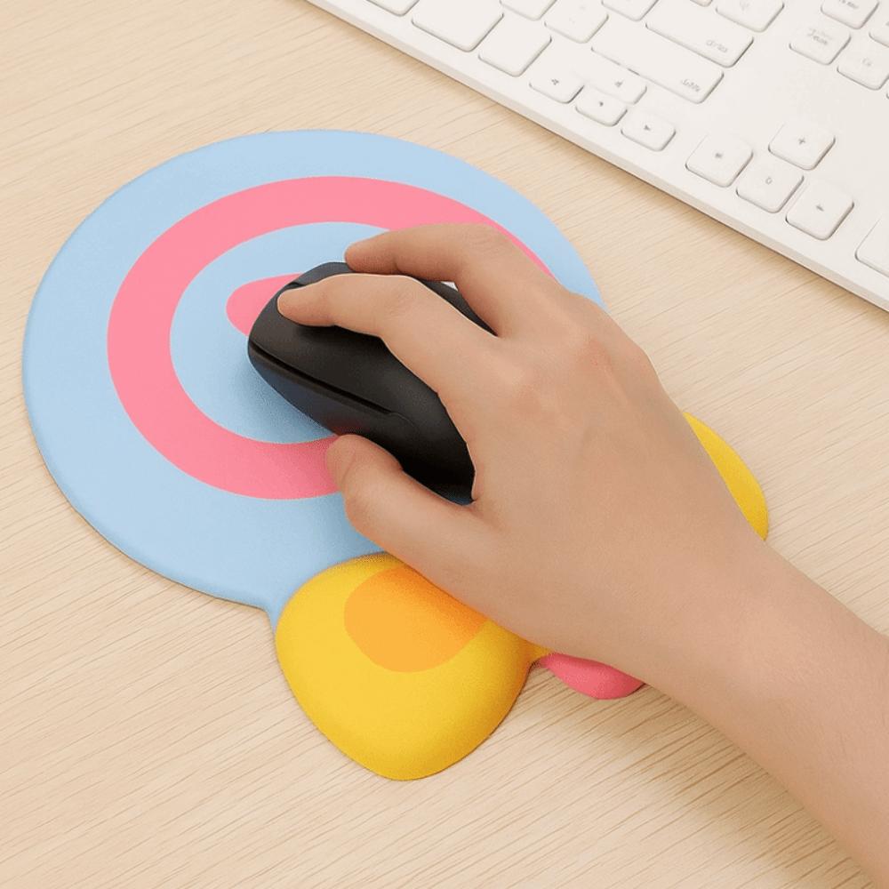 Slow Rebound Wrist Support Mouse Pad Non-Slip Keyboard Hand Cushion  Desktop