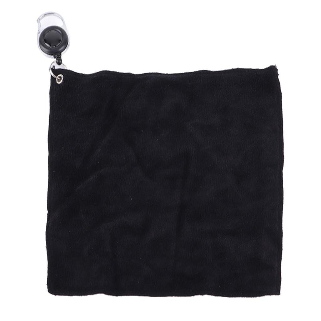 1 pcs Double-sided Plush Cotton     Cleaning Towel Cloth with Pulling Rope Buckle(blue )