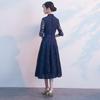 Evening Dress New Spring Party Dinner Small Dress Dress Party Medium and Long Slim Fit