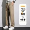 Yalu Men's Loose-Fit Pure Cotton Straight Cargo Pants