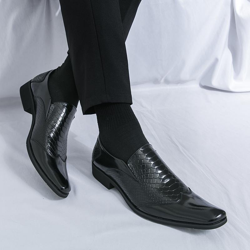 Mode Modeontwerper gestructureerde herenlederen schoenen comfort Instappers Luxe heren Bruiloft en buitenfeest oversized Derbies schoenen