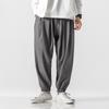 Men's Chinese Style Cotton Linen Joggers - Plus Size Loose Casual Harem Pants for Spring/Summer
