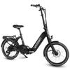 SPATIAL 2001 City  Folding Electric Bicycle 250W Motor 36V10.4AH Battery 20 Inch Fat TiresE-Bike With TowSeat Multi Terrain Electric Bike