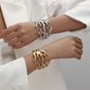 Europe American Style Branch Cuff Bangles Metal Exaggerated Bracelet  Gift