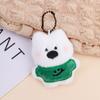 Stuffed Plush Dolls Cartoon Key Chain West Highland White Terrier Plush Toy  Car Key Pendant