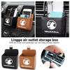 Car Air Vent Storage Box Hanging Phone Waste Storage Case For Vauxhall VXR Astra Mokka Tigra Corsa Grandland D Astra G J H