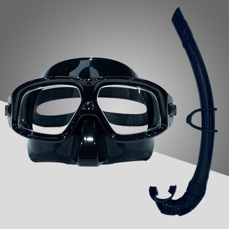Diving Goggles Free Diving Mirror Breathing Tube Set