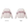 Spring & Autumn Men's Retro Fair Isle Loose Knit Sweater - Couple Style Pullover