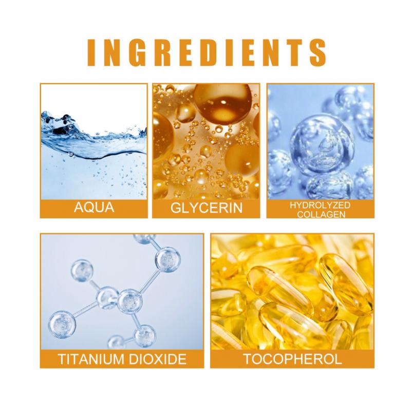 All-in-One Foundation Sunscreen SPF 50 Hydrating Collagen BB Cream Lightweight Non-Greasy