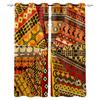 South African Traditional Ethnic Style Curtains Kitchen Decor Items Window Curtains for Living Room Bedroom Curtain Panel