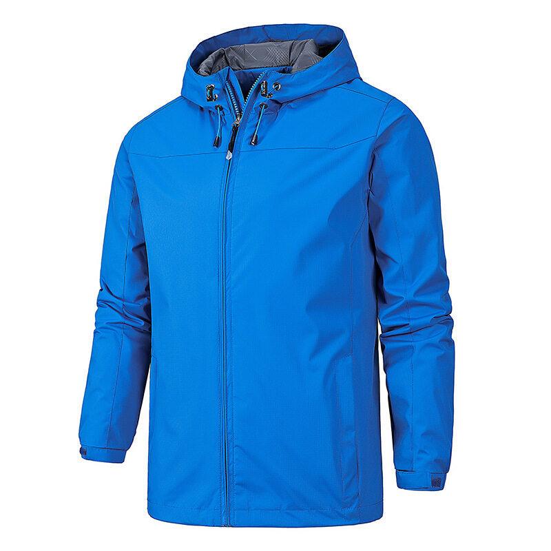 Casual Solid Color Jacket Men's Windproof and Waterproof Thin Jacket Jacket Outdoor Sportswear