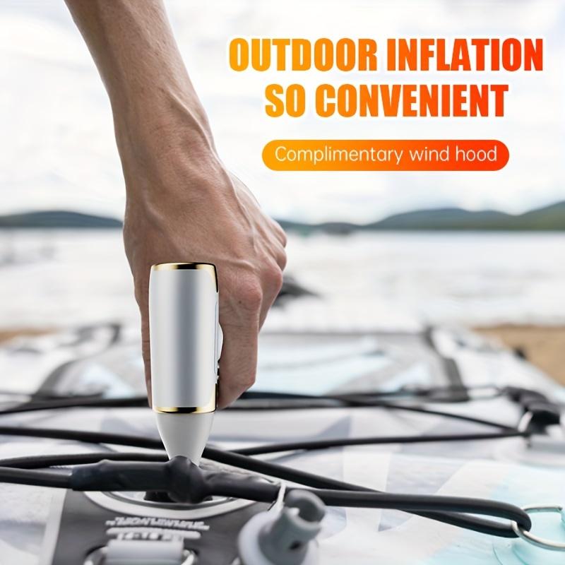 New high-speed turbo brushless motor hair dryer, handheld strong wind dust blower, charging bladeless camping mini fan