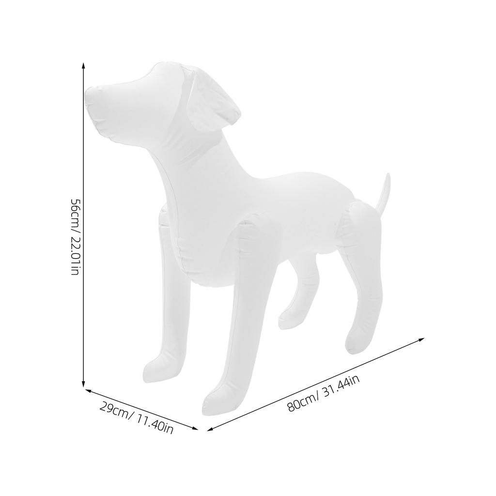 1 Τεμ. Πλαστικό Μανεκέν Σκύλου Όρθια Θέση Μοντέλα Σκύλων Βιτρίνα για Ρούχα Κατοικιδίων Κολάρο Βιτρίνα για Ρούχα Κατοικιδίων