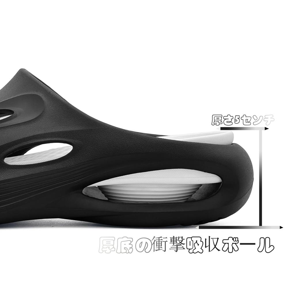 YARQUNA Recovery Thick Shock Foot Arch Outdoor Soft Odor EVA Comfortable and Sizes Men's Sandals, Sole, Absorption, Release, Support, Sandals, Sole,