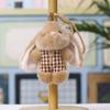 Cartoon Rabbit Plush Toy Keyring With Short Plush Material For Kids And Teens