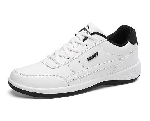 Fashion Men Sneakers Anti Slip Comfort Odor Proof Sports Shoes Men Breathable Leisure Leather Sneakers Run Tennis Shoes Tenis Masculino
