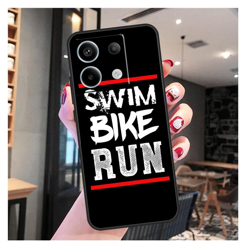 

Чехол для плавания, велосипеда, бега, триатлона для Xiaomi Redmi 12 13 C 9C 10C Redmi Note 13 Pro 9 10 11 12 9S 10S 11S 12S Задняя крышка Redmi Note 12S