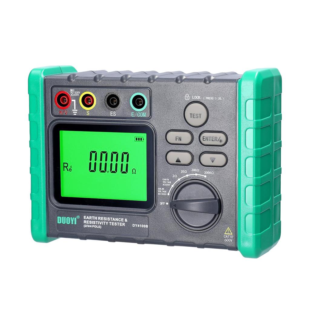 Irfora Digital Multimeter Ground Resistance Solar Power Generation Voltage Meter Tester, Tester,