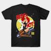 Men Black Print T-shirt Jessica Rabbit Nes 3 No-Cut Transfer Paper Print Cotton Tshirt