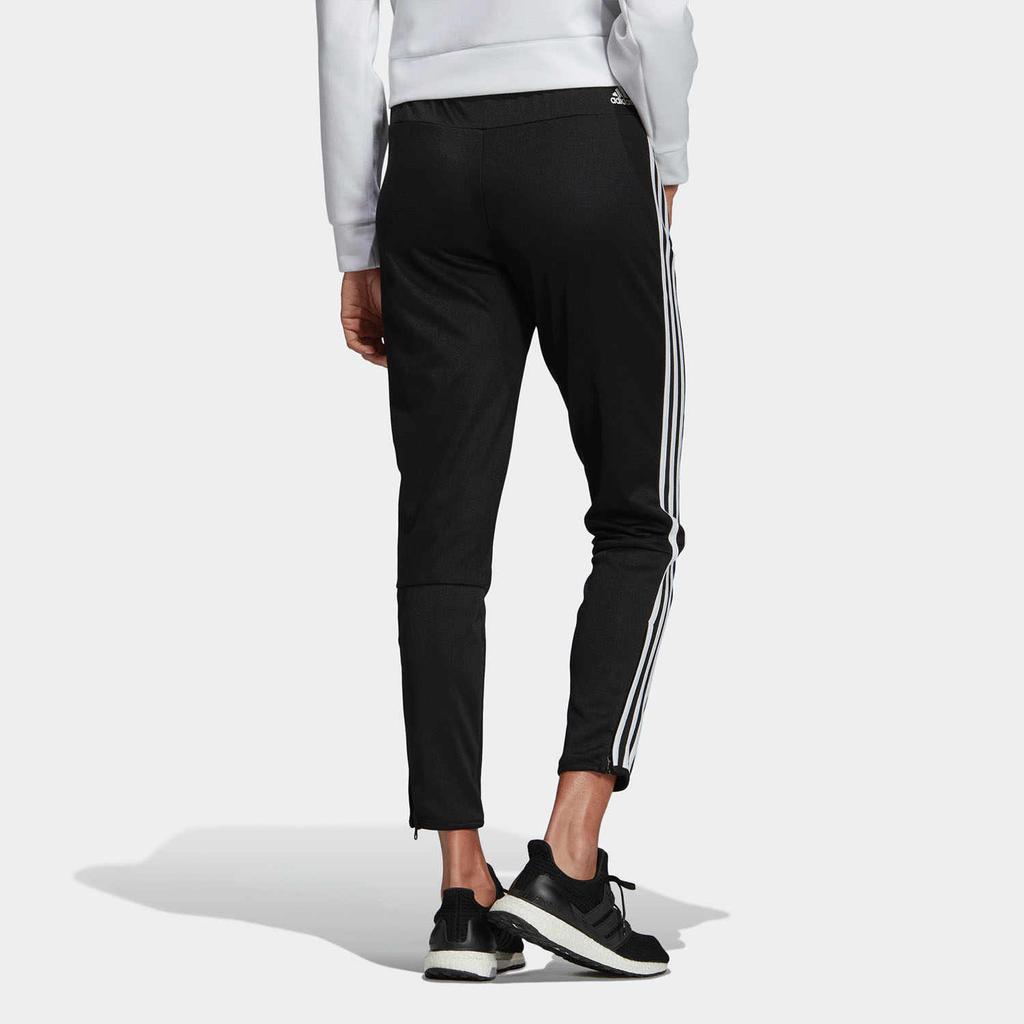Adidas Logo Casual Breathable Knit Sports Pants Women Bottoms Black DW8440