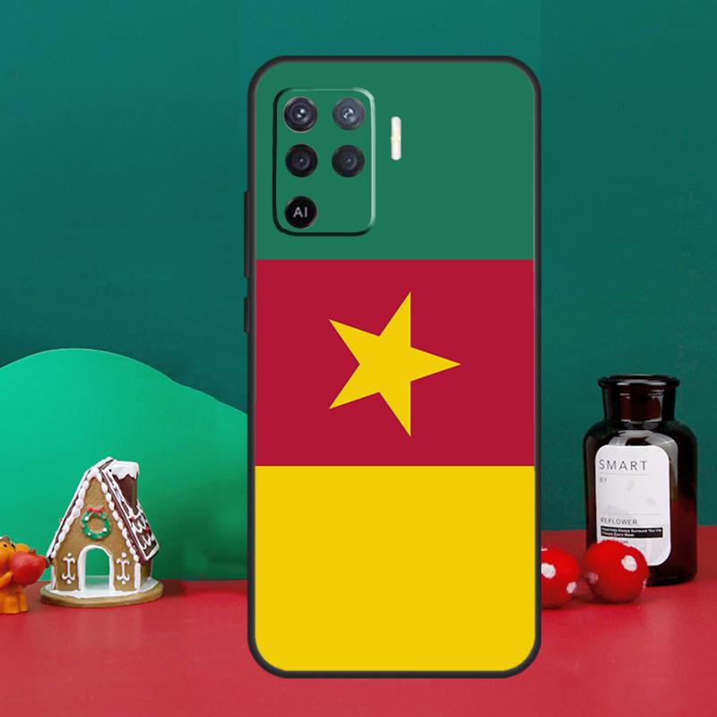 Republic of Cameroon Flag Case For Oppo A40 A60 A80 A6 A5 Pro A15 A16 A17 A57 A94 A74 A54 A76 A96 A18 A38 A58 A78 A98