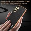 AZNS For Samsung Galaxy A17 5G Case Electroplating Crocodile Texture PU+TPU Phone Cover
