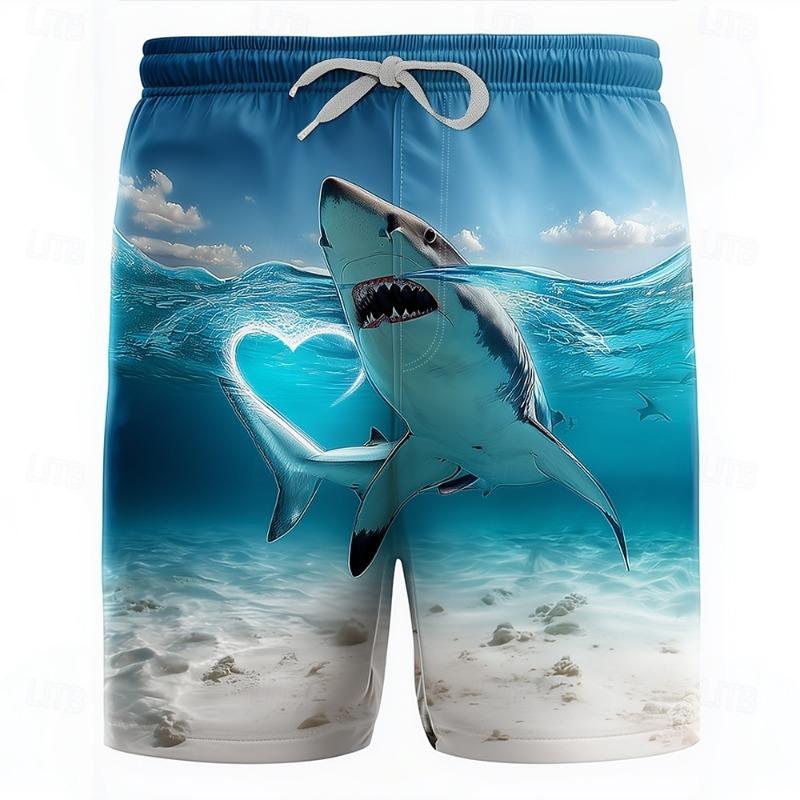 Men's Animal Tiger Swim Trunks Swim Shorts Board Shorts Mid Waist Streetwear
