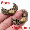 Fashion Bronze Charms Heart Star Leaf Arrow Cute DIY Jewelry Making Pendant Fidings for Necklace Bracelet Accessories 