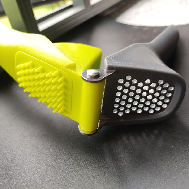 Ανοξείδωτος ατσάλι Πολυλειτουργικός θρυμματιστής πιεστηρίου σκόρδου χειρός Τζίντζερ Κιμάς σκόρδου Μαγείρεμα λαχανικών Στίφτης για το σπίτι Εργαλεία πουρέ