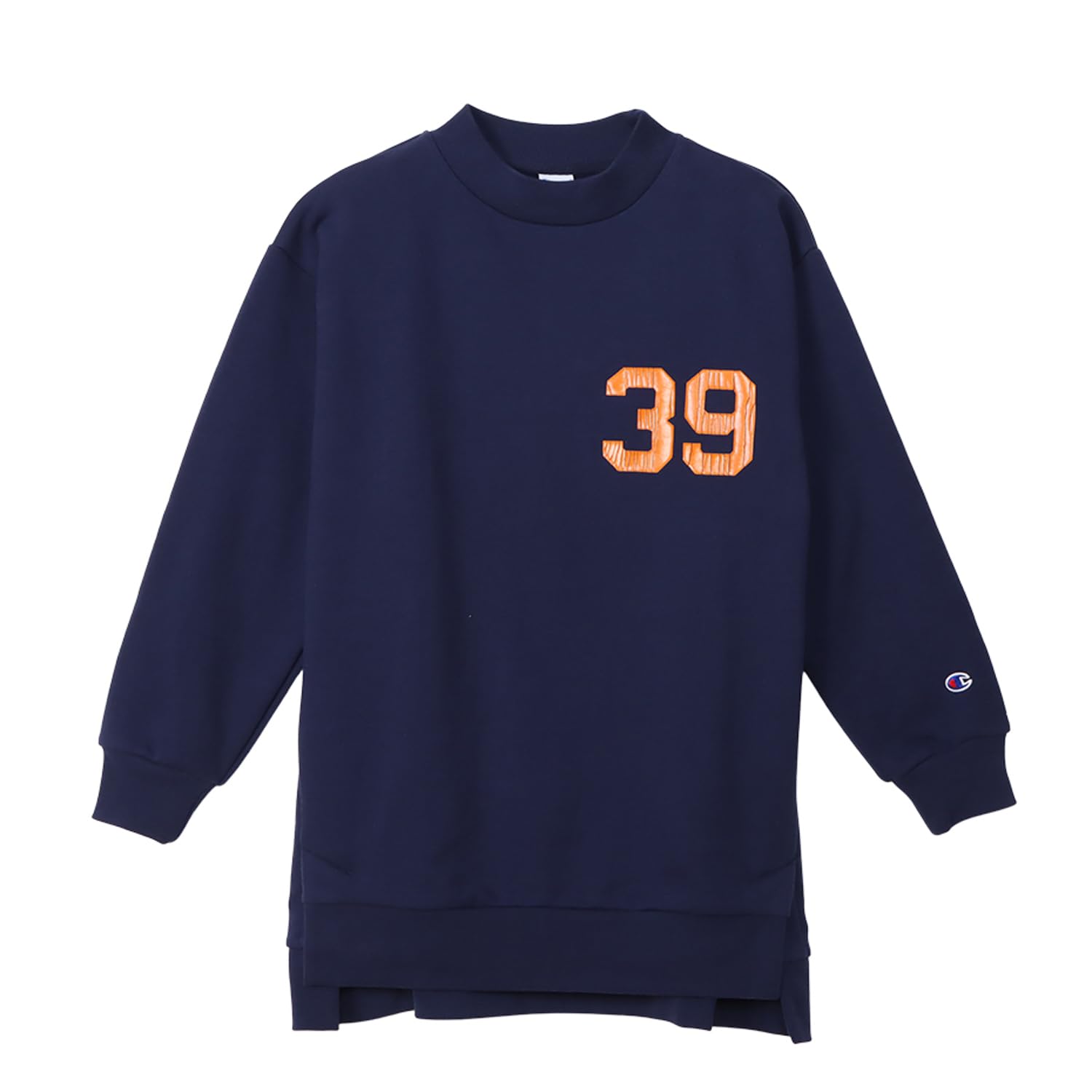 

Champion Long Sleeve Cotton USA Graphic Print Size M Women s 100% Tunic, Navy, (CW-Y011)