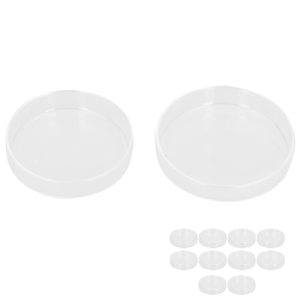 Szkiełka Petriego Instrumenty Biochemiczne Laboratoryjne Borokrzemowe Płytki Petriego z Pokrywką 10 szt.