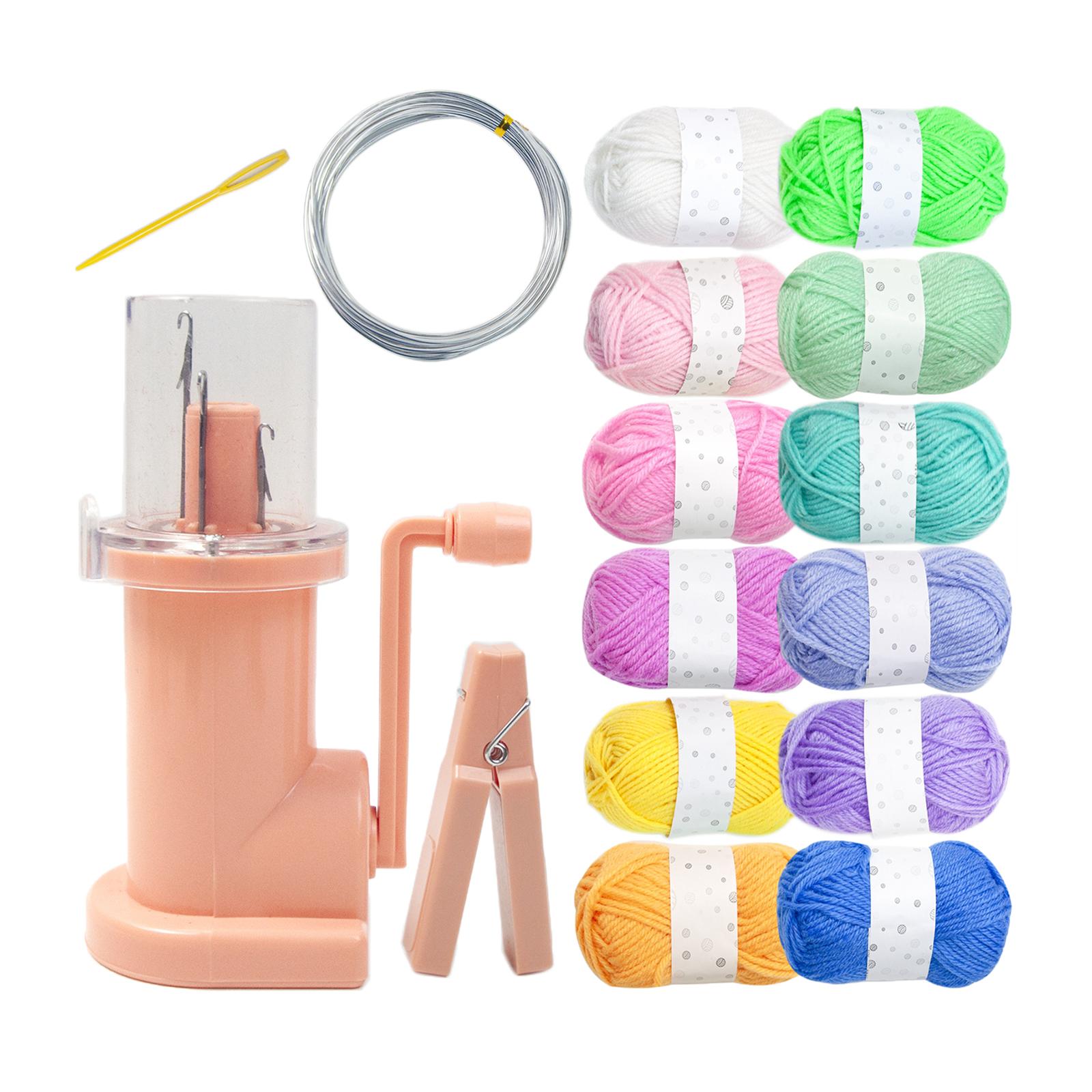 Easy Knitter Portable Household Spool Knitter Knitting Tool for Sweaters Bracelet DIY Craft Adult
