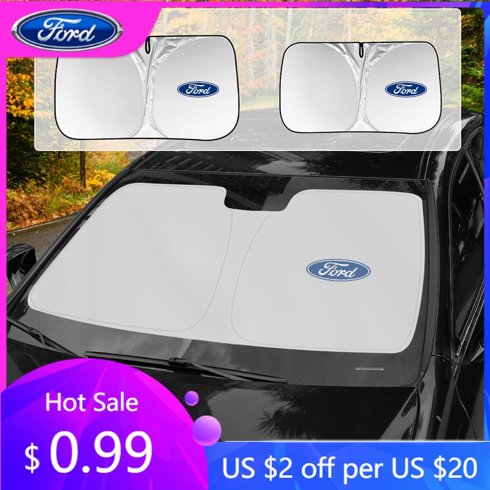 Autoaufkleber Windschutzscheiben-Sonnenschutz Auto-Fenster-Sonnenschutz Abdeckung Auto-Sonnenblende Für Ford Escape Shelby Edge Kuga Fiesta Mondeo Fusion