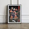 Poster Samurai Japanese Graphics