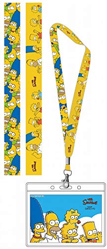 

Широкий ремешок на шею Simpsons, желтый