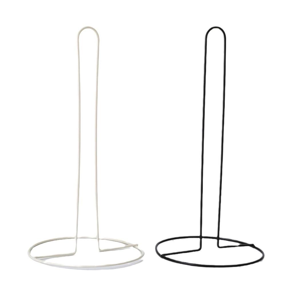Portable Kitchen & Bathroom Paper Towel Holder - Desktop Storage Napkin Rack