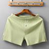 Large Size Men Spring and Summer Simple Thread Cotton Elastic Breathable Comfortable Loose Home Leggings