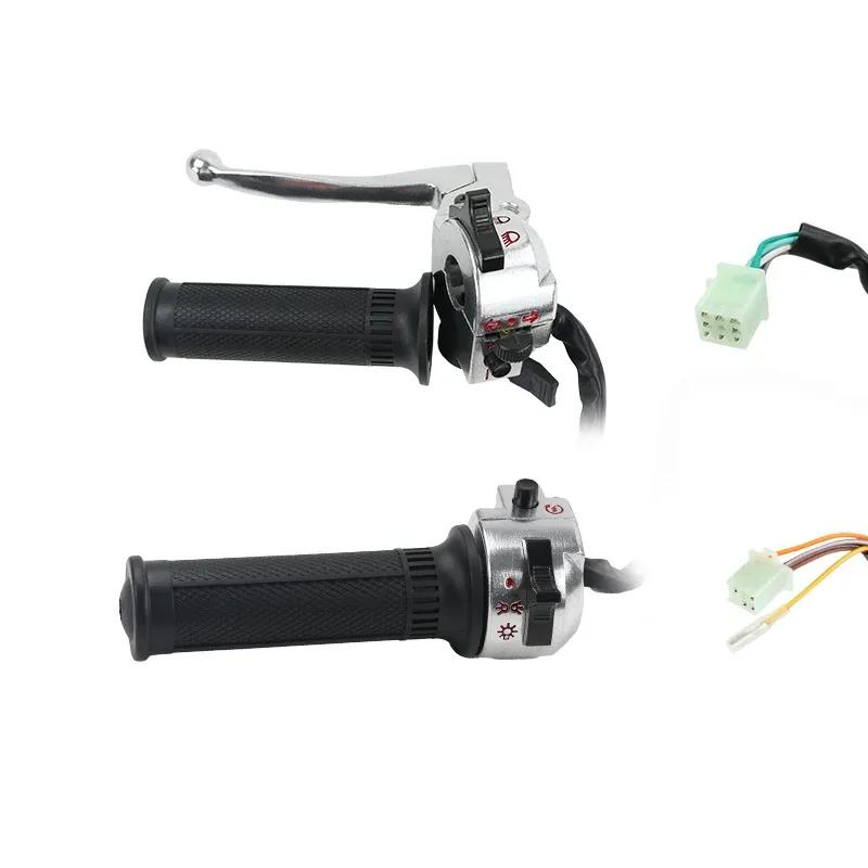 LINGQI RACING Twist Throttle Hand Throttle Grips Function Handlebar Switches for Mini Trail Monkey Z50 Z50A Dirt Pit Bike Parts