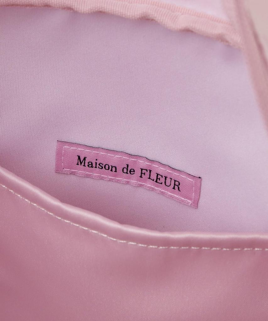 Maison de FLEUR (EC Exclusive) Satin Frill Carry-on Bag, Lavender, Oshikatsu (8S43F0J1600)