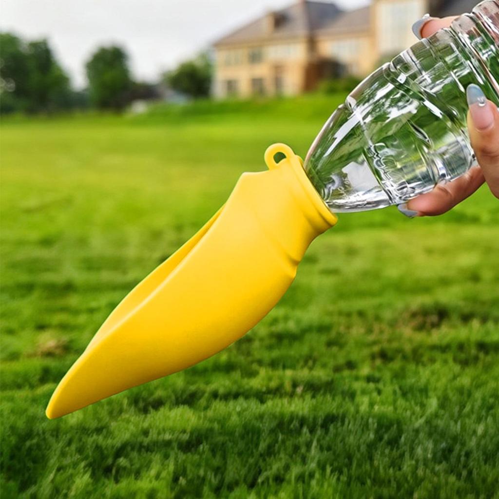Leakproof Dog Travel Water Bottle Silicone Large Portable Pet Feeder Outdoor Drinking Bowl Puppy Cat Walking Feeding Supplies