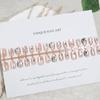Silver Gilt Polka Dot Nail Stickers: Handmade Summer Short Tips (30 Pieces)