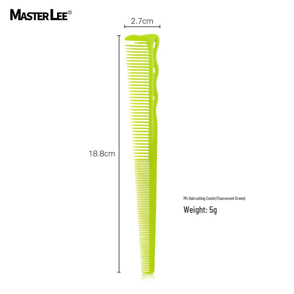 Professional Hairdressing Double-Sided Comb with Dense Teeth - Plastic Haircutting Comb for Salon Use