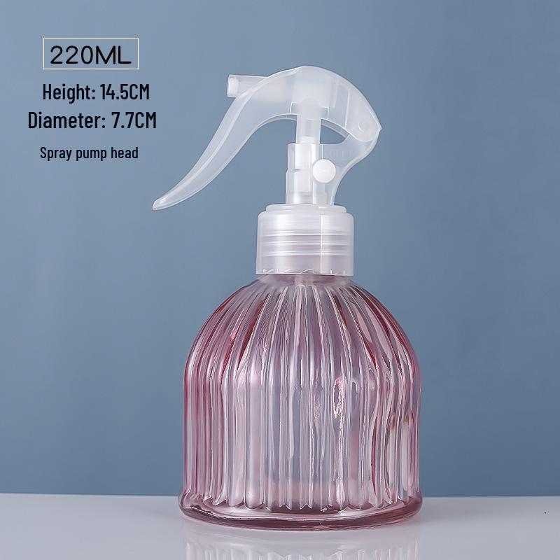 Stylish Glass Refill Bottle for Hand Sanitizer, Lotion, Shampoo, Shower Gel - Press-Type for Home Bathroom