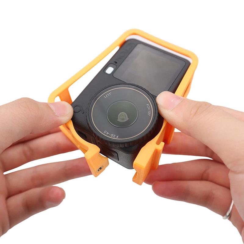 Action 6 Drop-proof Protection Case With Quick Release Cold Shoe Extension Frame Holder For Action Camera Essential Accessories