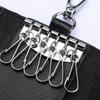 Cow Split Genuine Leather Keychain Housekeeper Car Key Wallet Key Holder Organizer Pouch  Men Women