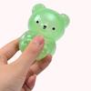 1/4 Stück Cartoon Bär Quetschspielzeug Langsam zurückfedernd Weich TPR Stress Angst Abbau Tragbar Kinder Jugendliche Erwachsene Bunt Tier Squishies Sensorisches Fidget Spielzeug
