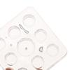 1Pcs  Square Tattoo Ink Cup Stand Holder Permanent Makeup Microblading Pigment Tattoo Storage Caps Rack Tools