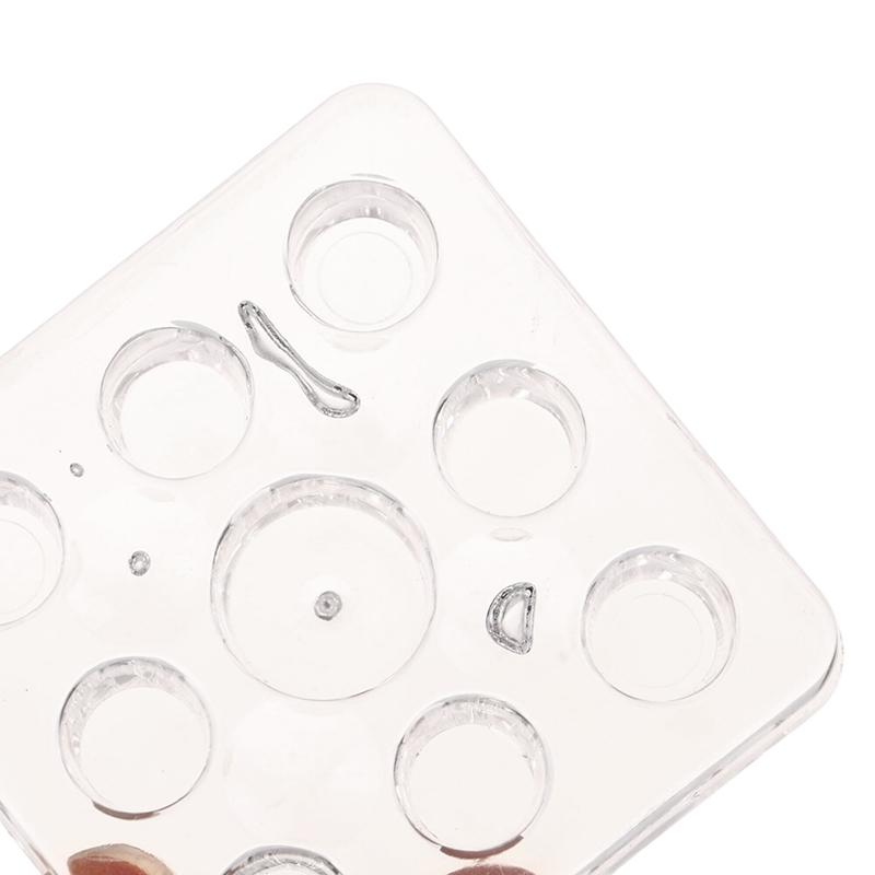 1Pcs  Square Tattoo Ink Cup Stand Holder Permanent Makeup Microblading Pigment Tattoo Storage Caps Rack Tools