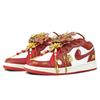 Jordan Air Jordan 1 Abrasion Resistant Low top Vintage Basketball Shoes Women's Red FJ3465-160(Team776--BOX)