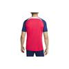 Nike Atlético Madrid Strike Logo Bestickt Colorblock Rundhals Kurzarm Fußballshirt Herren Tops Global-Rot DX3010-680
